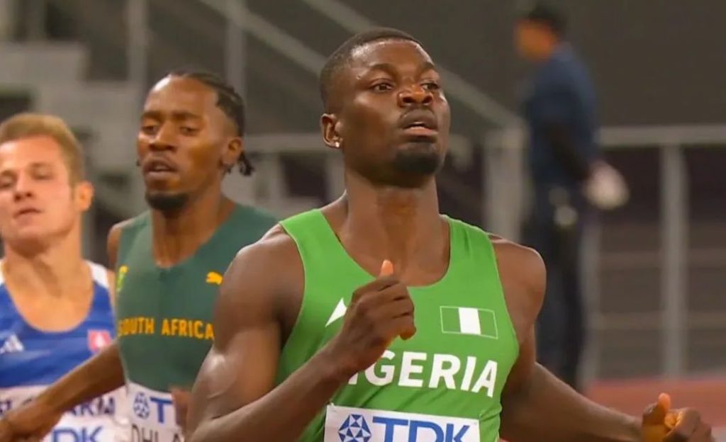 Nigeria’s Ezekiel Nathaniel qualifies for 400m Hurdles semifinals in Tokyo