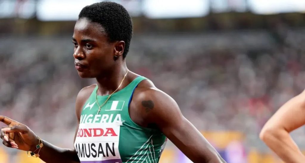 Tobi Amusan wins silver at World Championships