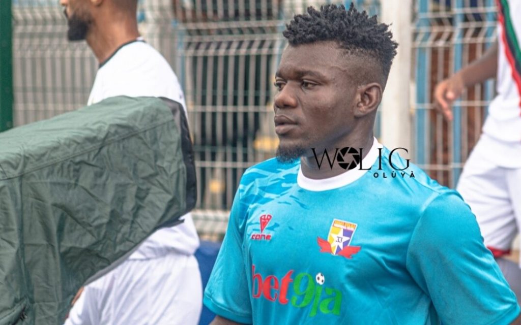 Remo Stars Captain Olamilekan Adedayo units daring tone forward of second leg tie