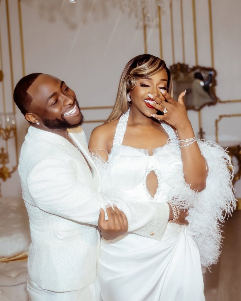 Stylish and Traditional — That’s Precisely What Davido and Chioma’s Monochrome Pre-Wedding ceremony Photograph Says