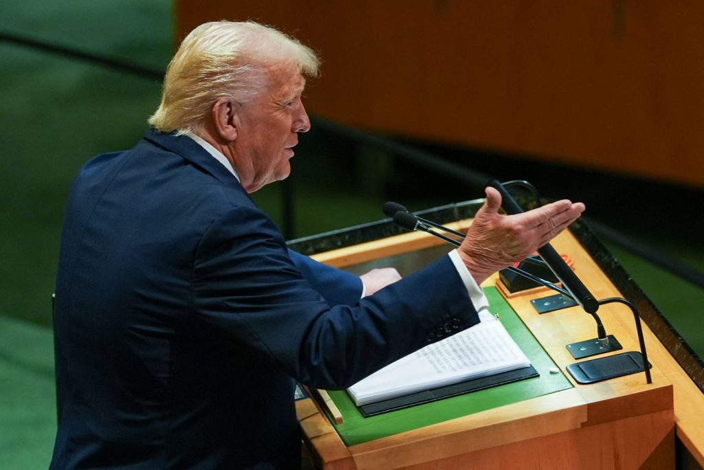 Trump urges finish to organic and nuclear weapons