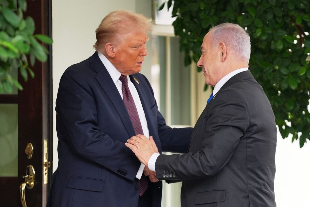 Trump greets Netanyahu at White Home to debate Gaza ceasefire