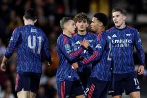 Eze scores first Arsenal purpose as Gunners be part of Man Metropolis in League Cup final 16