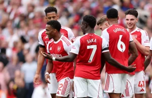 EPL desk: Arsenal go prime with 3-0 win over Nottingham Forest