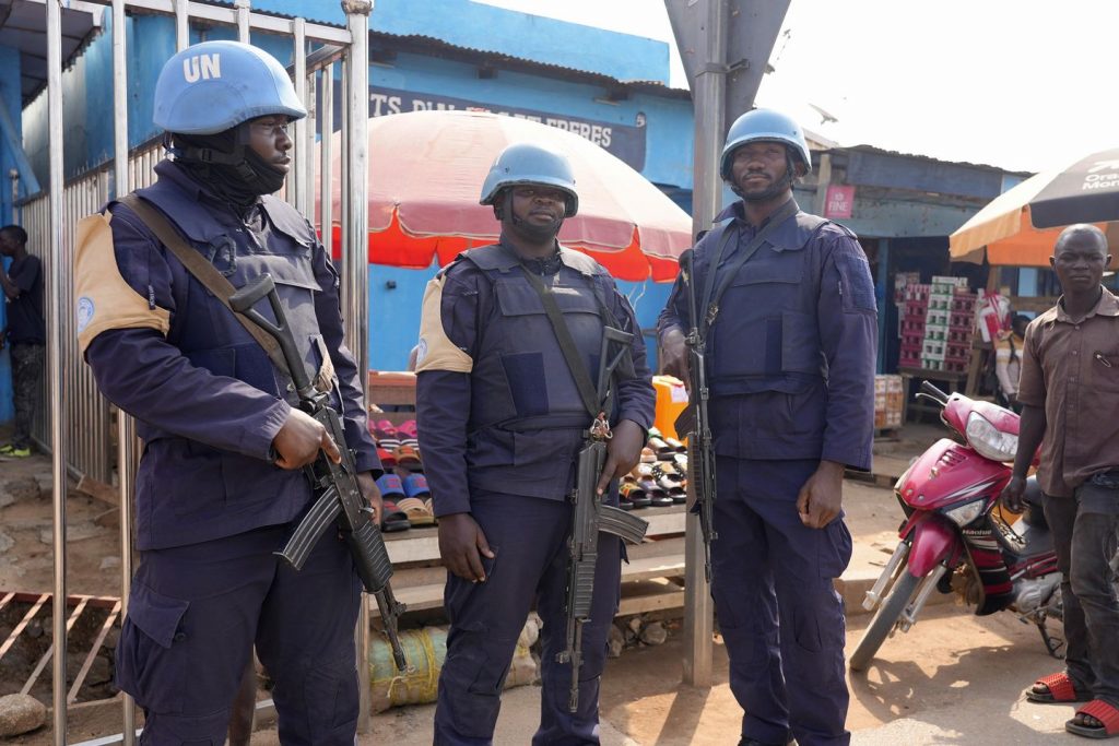 U.N. armored automobile crashes in Central African Republic, killing 5 cops
