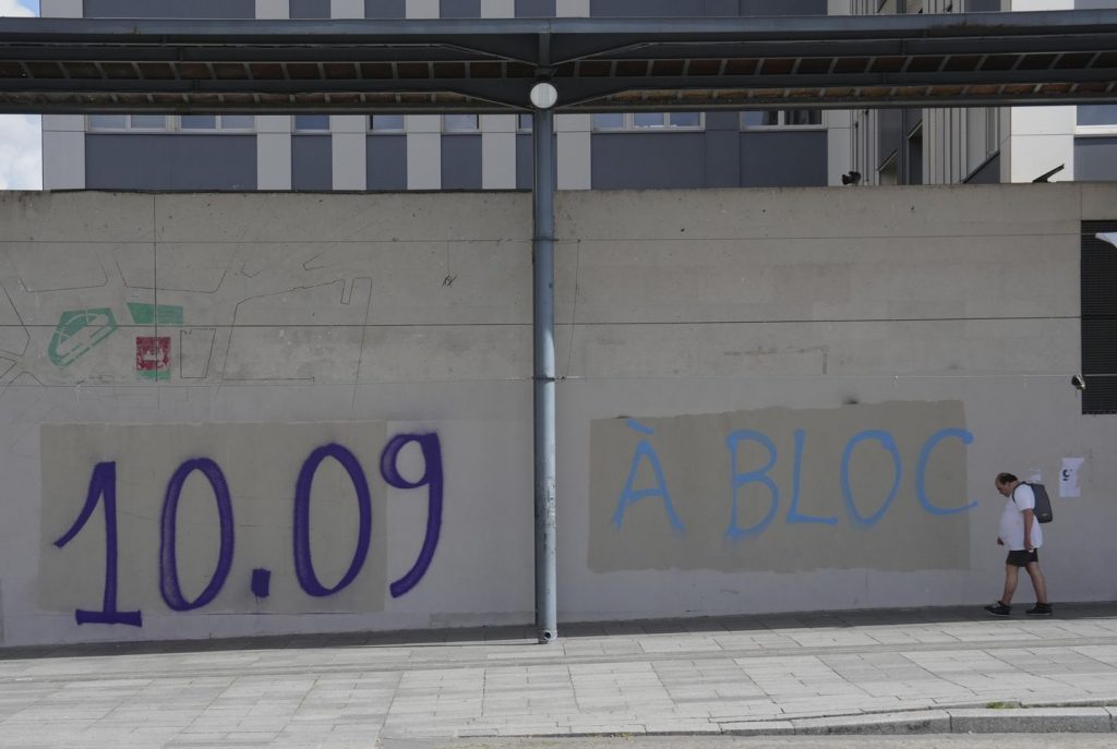 France's 'Block The whole lot' protests deliver chaos and pigs' heads as Macron seeks new PM