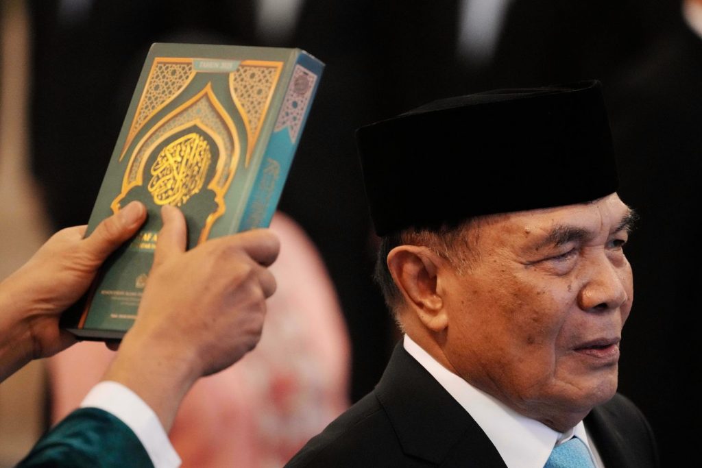 Indonesia's president picks retired normal as new safety minister after lethal protests