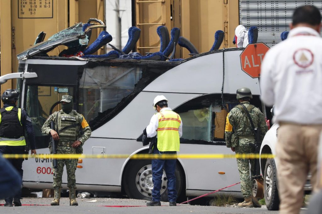 Freight prepare slams right into a bus exterior Mexico Metropolis and kills at the least 10 individuals