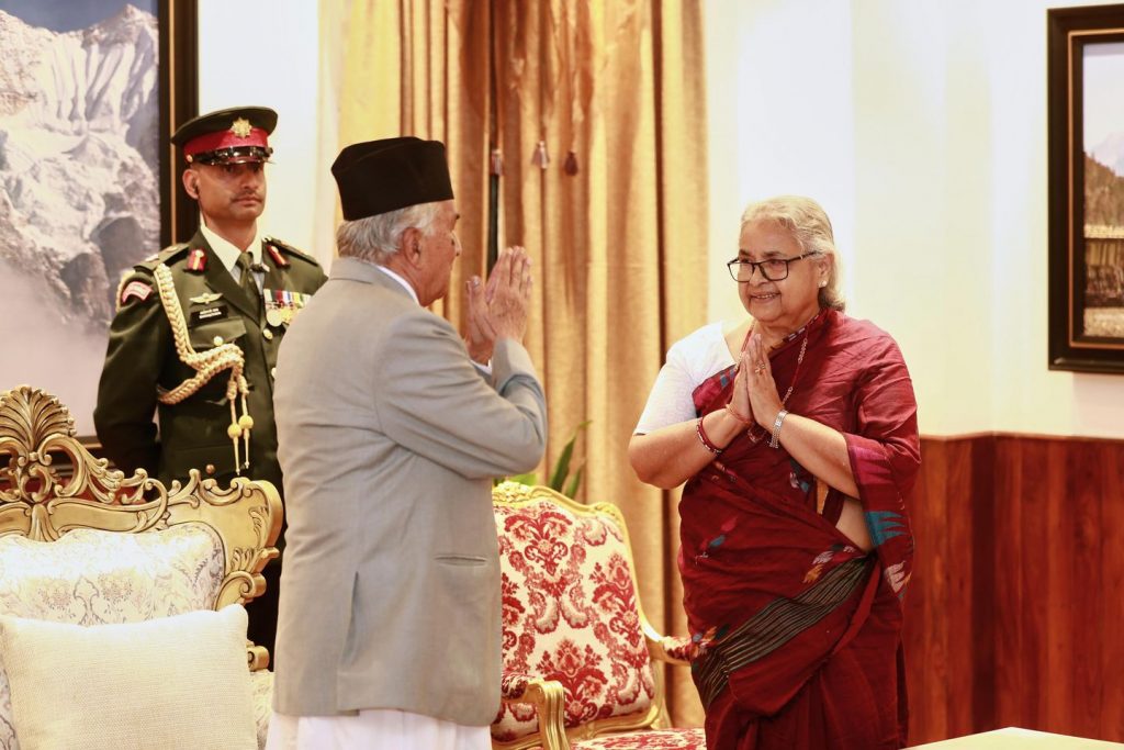 Nepal has first lady prime minister as president dissolves parliament and units March elections