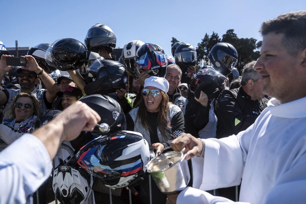 1000’s of motorcyclists converge on Portuguese shrine for annual Blessing of the Helmets