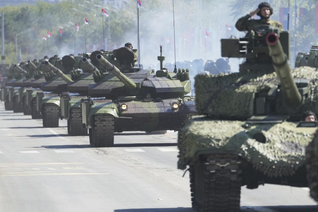 Serbia levels a big army parade to showcase tanks, jets and missile methods