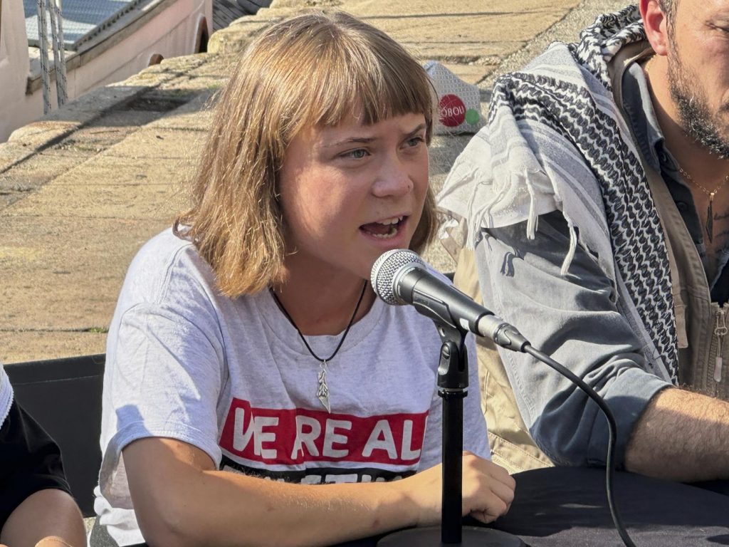 Radio jammed with ABBA music on Greta Thunberg's flotilla to Gaza