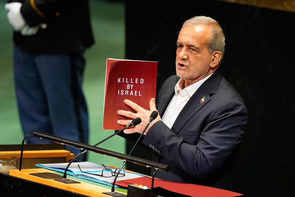 Iran's president assaults Israel, U.S., E3 in U.N. speech