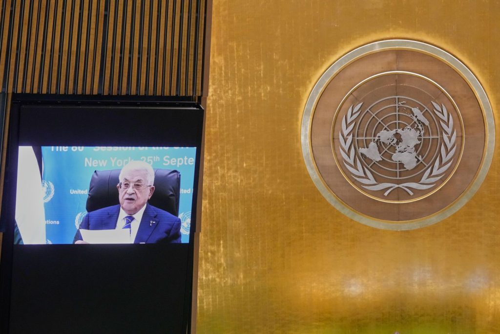 Palestinian president: Hamas may have no position in governing postwar Gaza