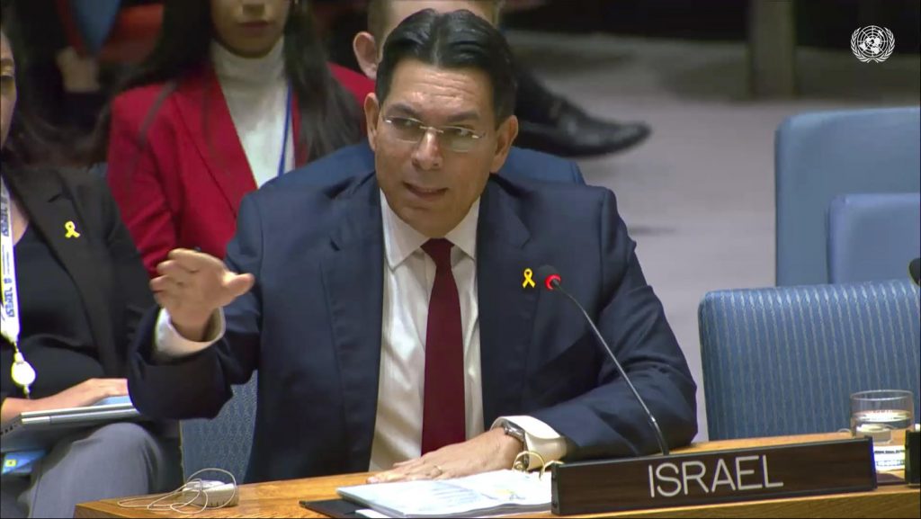 Israeli Ambassador Danny Danon condemns recognition of Palestinian state at U.N., vows retaliation