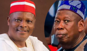 2027: Ganduje descends on Kwankwaso