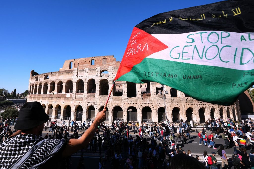 Safety a priority for Italy-Israel soccer match as protesters demand match be stopped