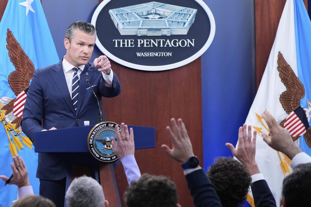 Pentagon says 'new era' of greater than 60 journalists signed restrictive new guidelines Pentagon says 'new era' of greater than 60 journalists signed restrictive new guidelines