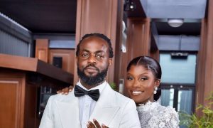 Blessing Isaac & Michael Kpoudosu’s White Wedding ceremony Was Pure Magic!