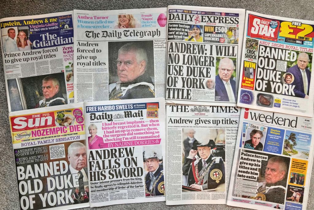 U.Okay. royals and authorities face strain to formally strip Prince Andrew of his titles U.Okay. royals and authorities face strain to formally strip Prince Andrew of his titles