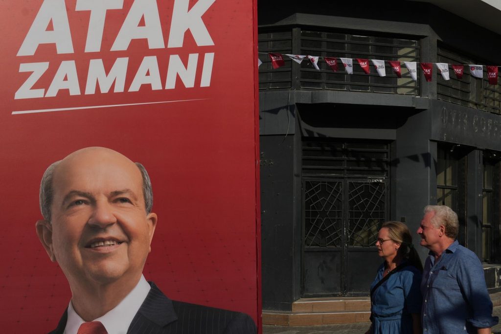 Turkish Cypriots vote in an election seen as a alternative on deeper Turkey ties or nearer EU relations Turkish Cypriots vote in an election seen as a alternative on deeper Turkey ties or nearer EU relations