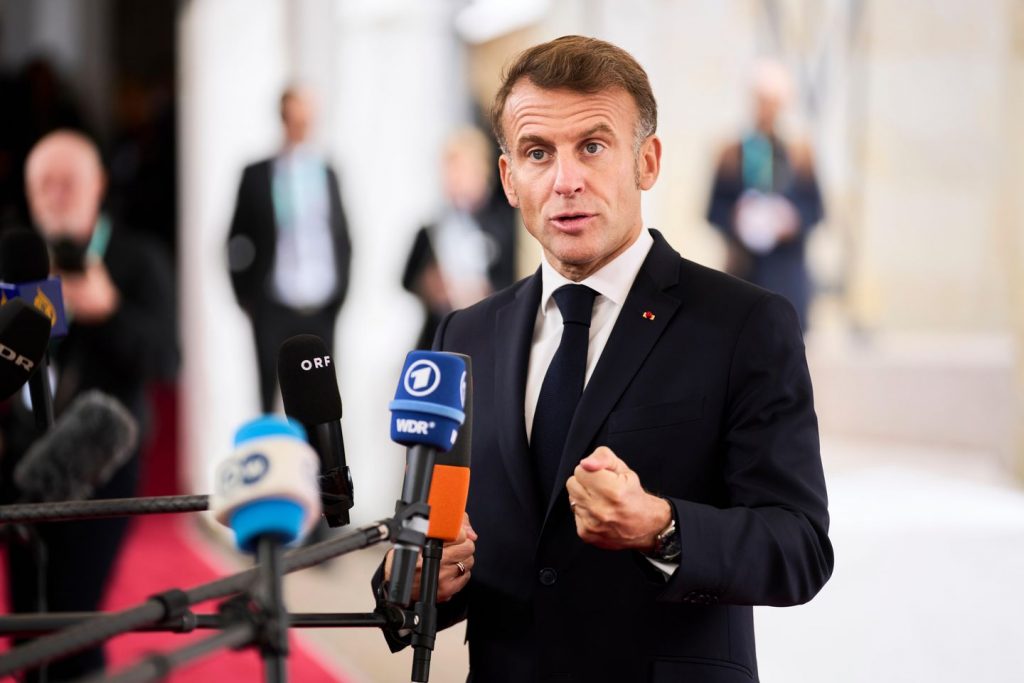 Macron says a tanker off France is linked to Russia's shadow oil fleet