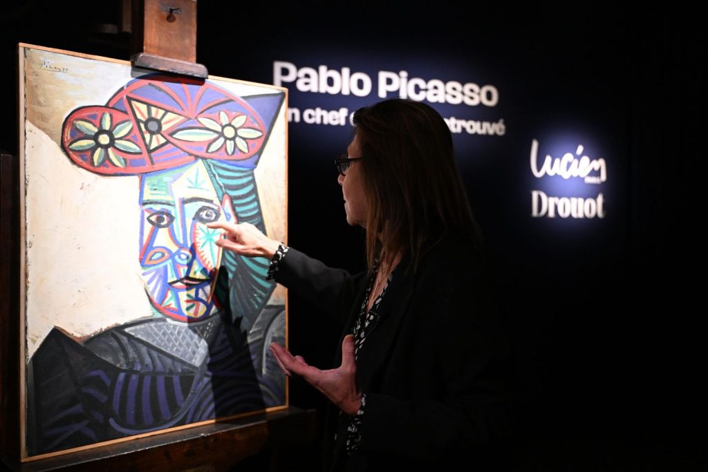 Picasso portrait of muse Dora Maar in vivid hat, lengthy hidden from view, sells for 32 million euros Picasso portrait of muse Dora Maar in vivid hat, lengthy hidden from view, sells for 32 million euros