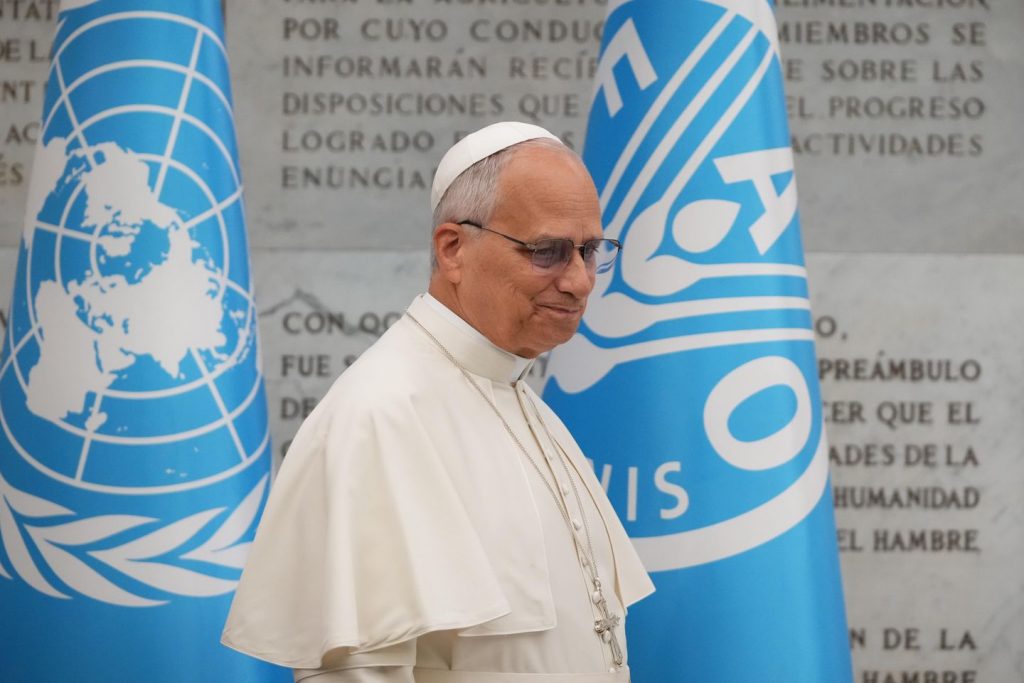 Pope Leo urges world leaders 'to not look the opposite manner' in preventing international starvation