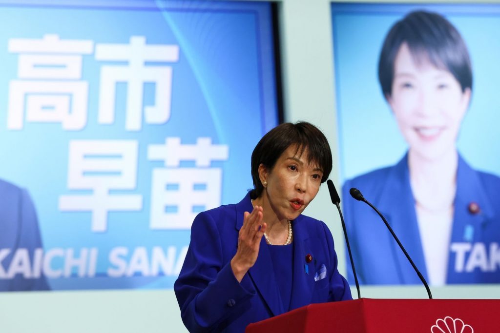 Conservative Sanae Takaichi poised to be Japan's first feminine premier