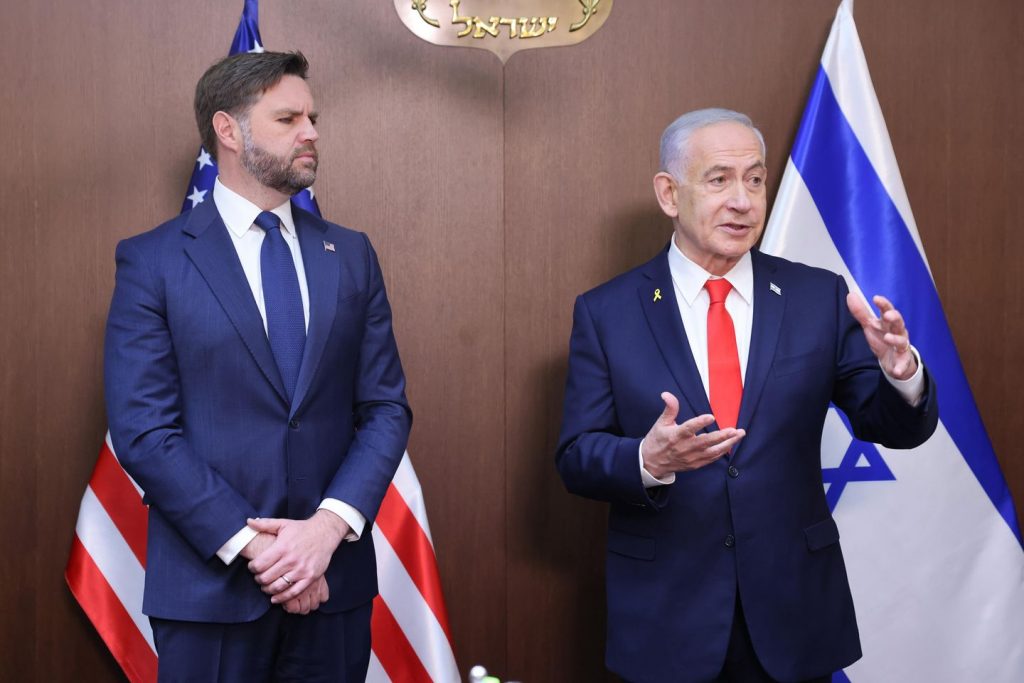 Israel 'not a protectorate' of the U.S., says Netanyahu forward of assembly with Vance Israel 'not a protectorate' of the U.S., says Netanyahu forward of assembly with Vance