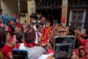 Nepal chooses a 2-year-old lady as new dwelling goddess worshipped by each Hindus and Buddhists