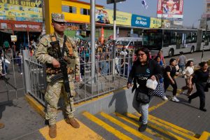 Army and police patrol streets of Peru's capital as state of emergency begins Army and police patrol streets of Peru's capital as state of emergency begins