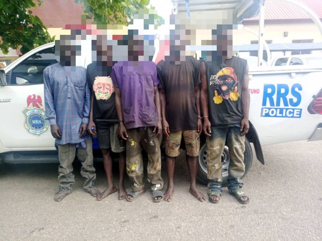 RRS arrests road urchins harassing motorists in Lagos RRS arrests road urchins harassing motorists in Lagos