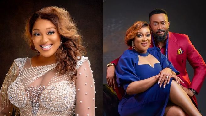 “No ring, no birthday put up” – Followers to Peggy Ovire as husband, Frederick Leonard, publicly shuns her birthday “No ring, no birthday put up” – Followers to Peggy Ovire as husband, Frederick Leonard, publicly shuns her birthday
