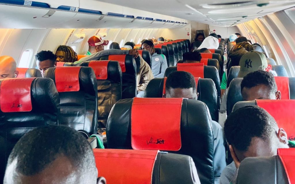 Tremendous Eagles lastly arrive in Uyo after mid-air scare