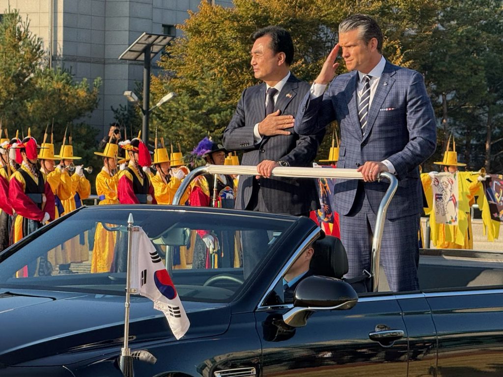 U.S. forces in Korea might participate in China conflict, Hegseth says U.S. forces in Korea might participate in China conflict, Hegseth says