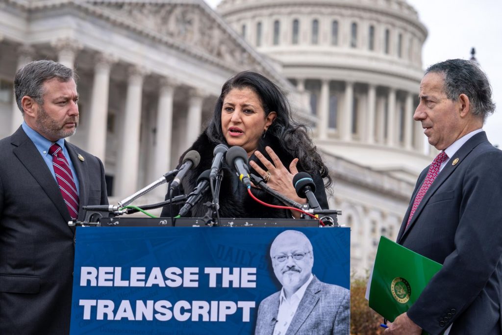 Kashoggi's widow and Democrats demand launch of a name transcript with Trump and Saudi crown prince