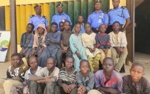 Safety operatives arrest three traffickers, rescue 17 youngsters in Kaduna