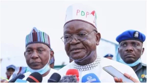 Gov Alia’s aide mocks Ortom after Turaki-led PDP chased him from Secretariat in viral video