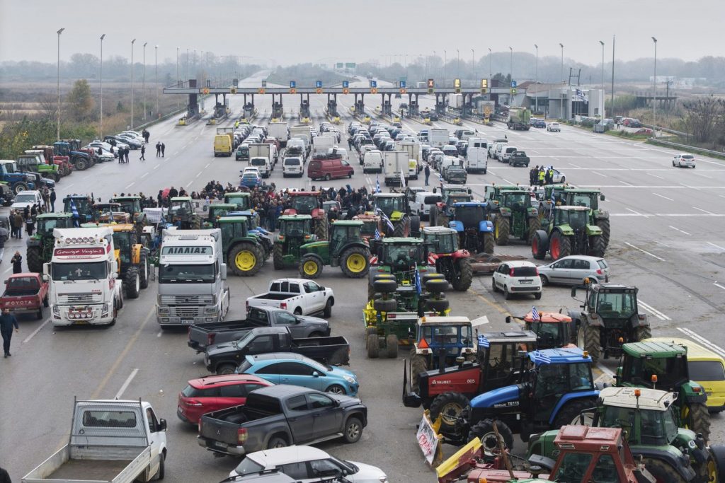 Greek farmers block border crossing routes in escalating dispute over delayed EU subsidies Greek farmers block border crossing routes in escalating dispute over delayed EU subsidies