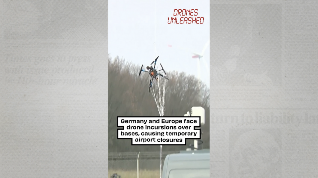 WATCH: Germany launches new federal police's drone protection unit